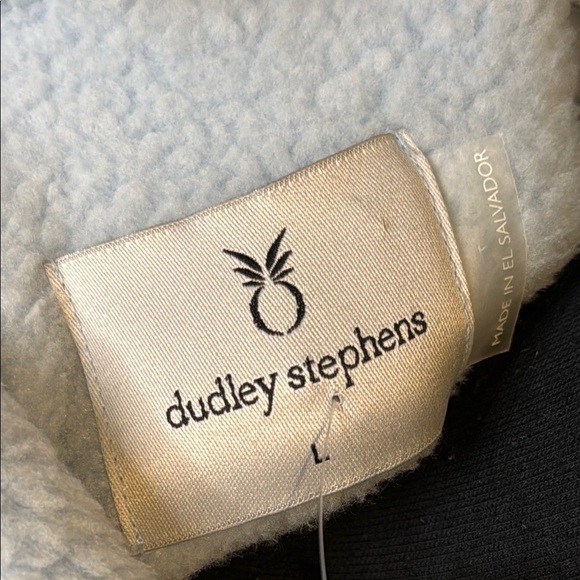 Dudley Stephens Women’s Large Light Blue Turtleneck Sweater Zip Up Pockets - Picture 2 of 5